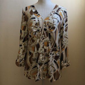 Retro 3/4 Sleeve Top